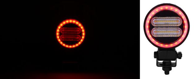 Image sur Phare de travail à LED rond 2400 Lumens,